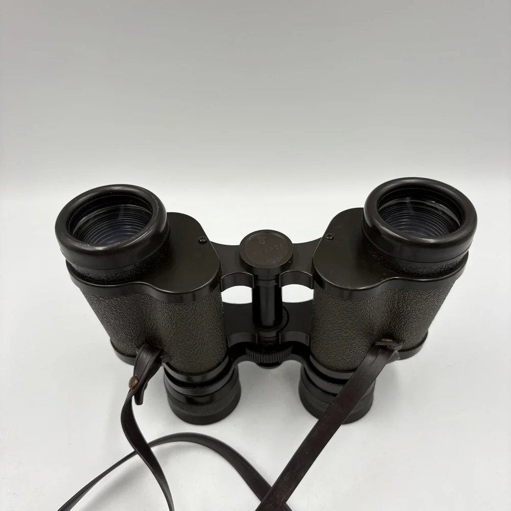 Vintage Focal Comfort-Vue 7x35 Binoculars Wide Angle Coated Optics Japan Black